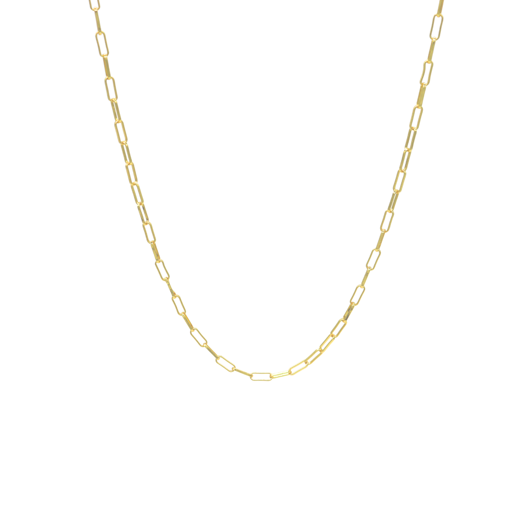 Transparent view of the Gold Ashley Necklace