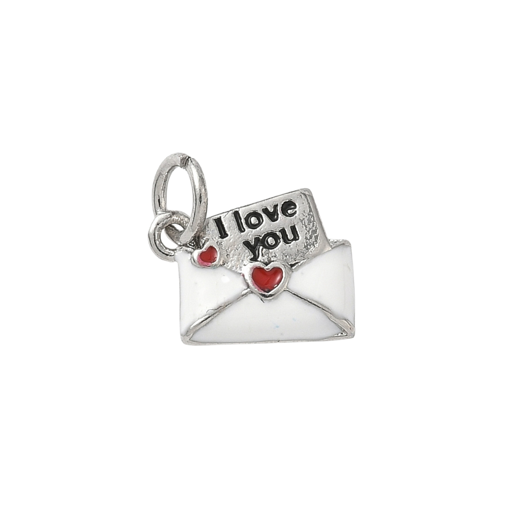Transparent I Love You Charm