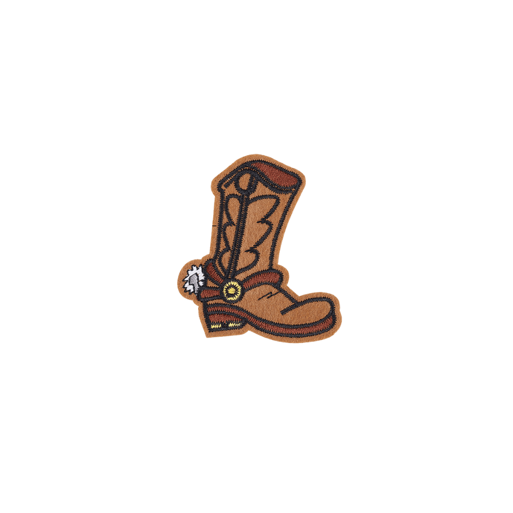 Transparent Kickin Country Western Boot Patch