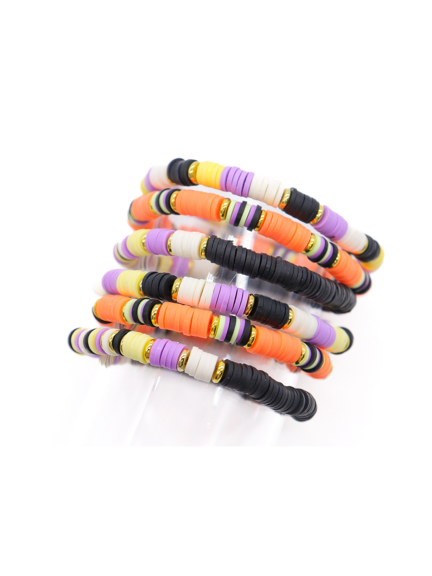 Halloween Heishi Bracelets - Assorted