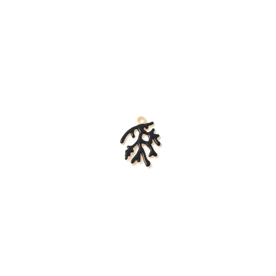 Gold Coral Vibes Charm | Assorted
