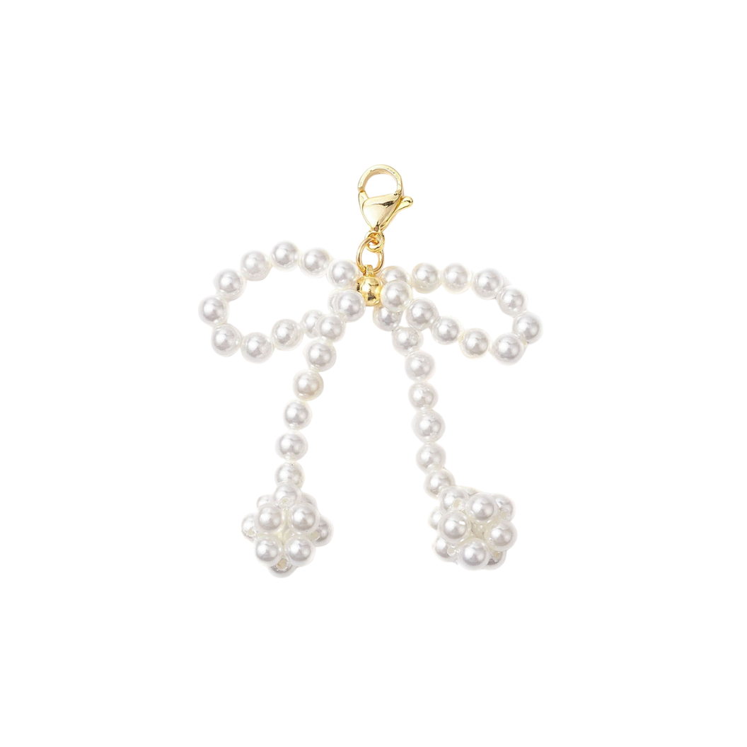Pearl Bow | Shoe & Purse Charm