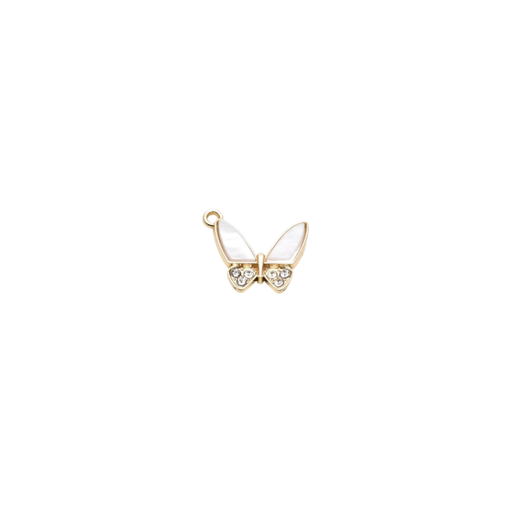 Gold Flutter Butterfly Charm