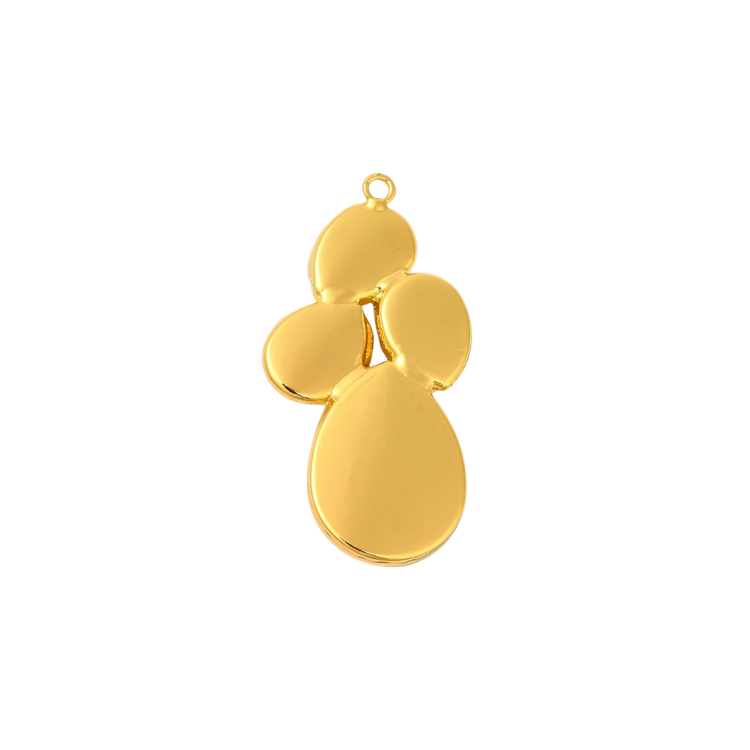 Gold Seaborn Cross Charm