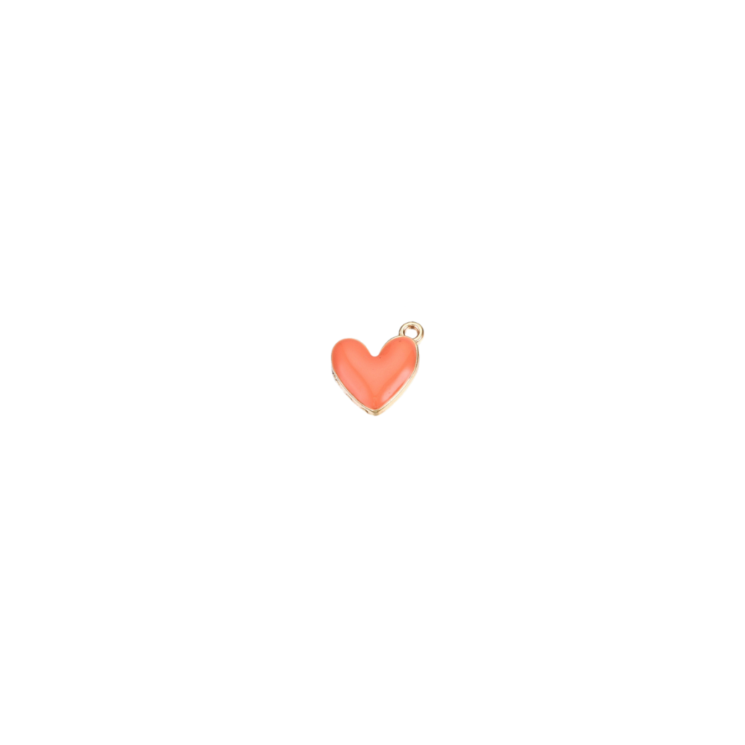 Gold Mini Bubble Heart Charm | Assorted