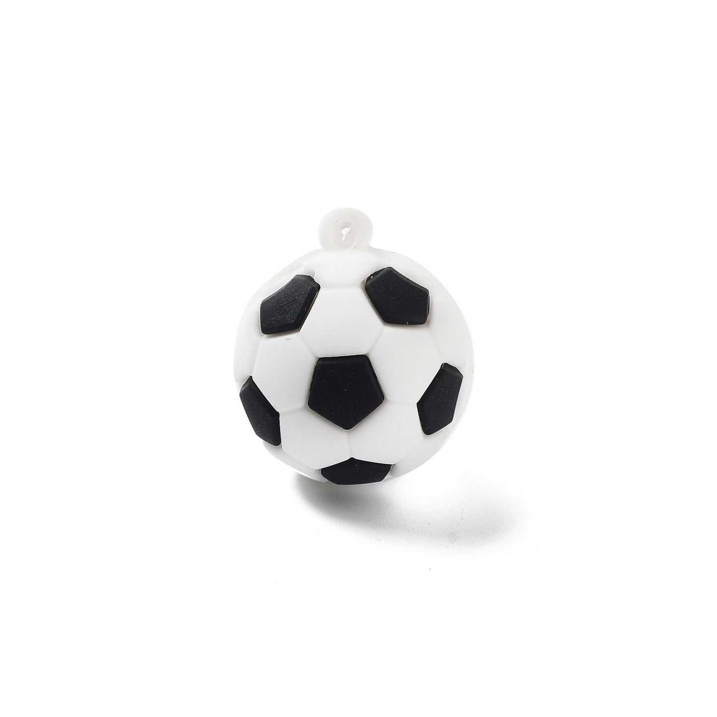 Soccer ball lanyard charm