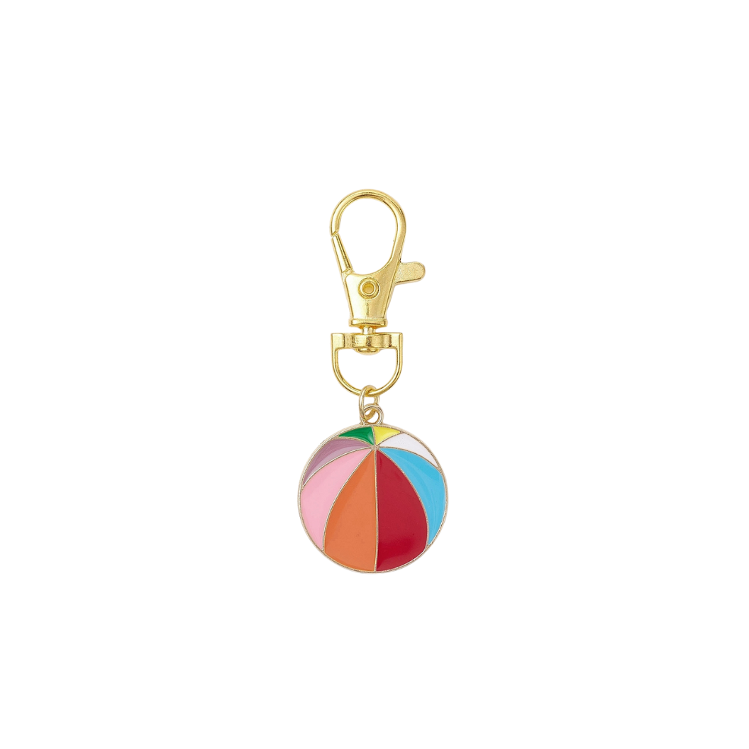 Front of the Gold Sports Balls Assorted | Keychain & Purse Charm