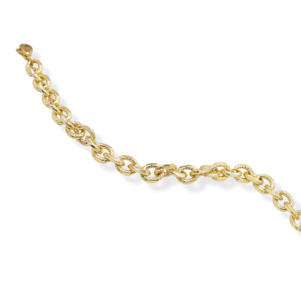 Gold Jamesyn Necklace with Large Gabi Carabiner