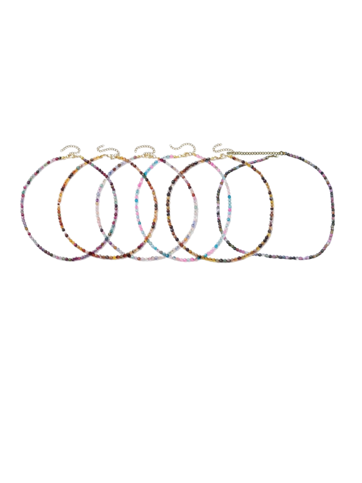 Gold Beaded Necklaces in all assorted colors