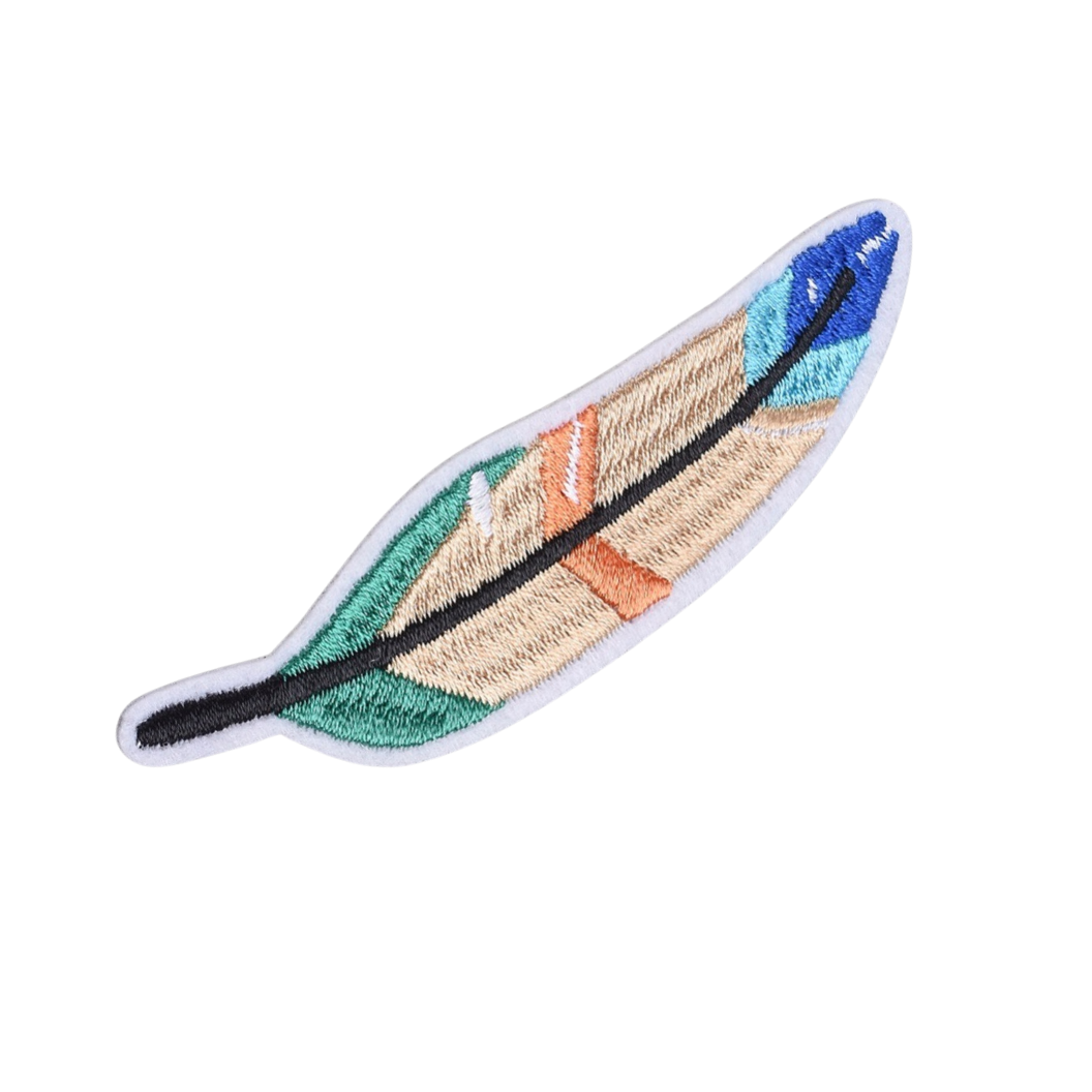 Front view of the Desert Mirage Feather Patch