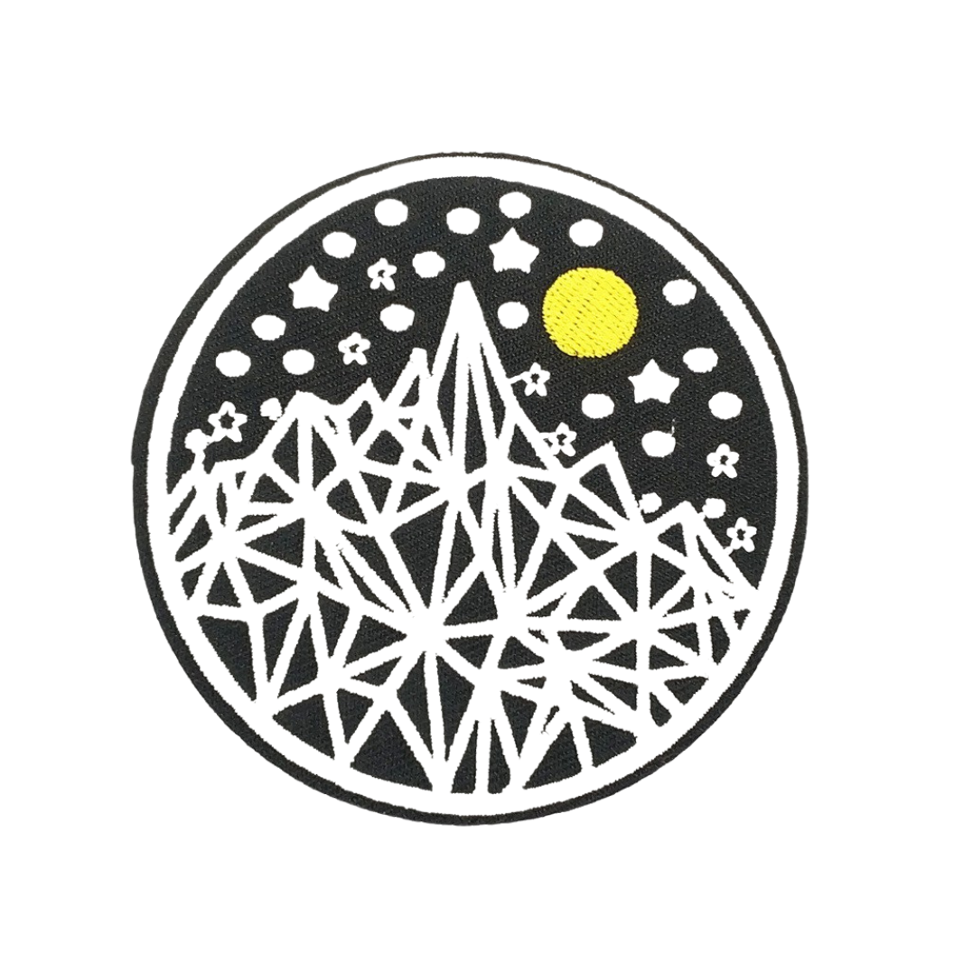 Front view of the Starry Night Sky Patch