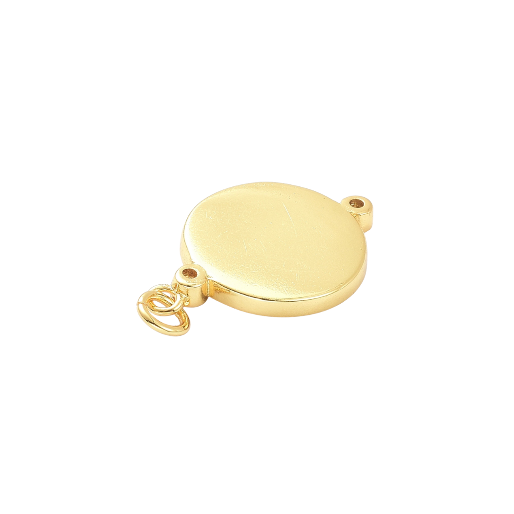 Back view of the Gold Busy Bee Charm