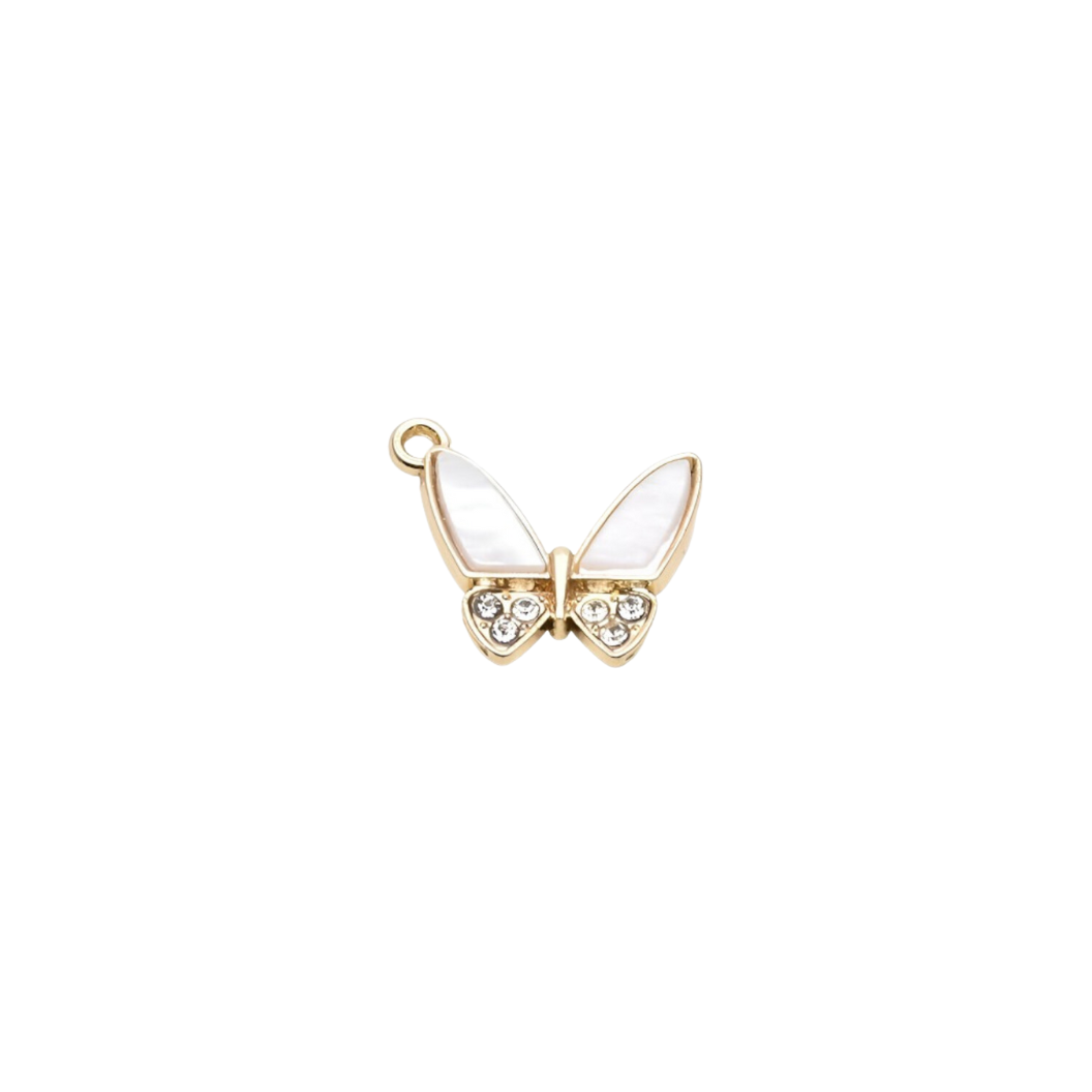 Gold Flutter Butterfly Charm