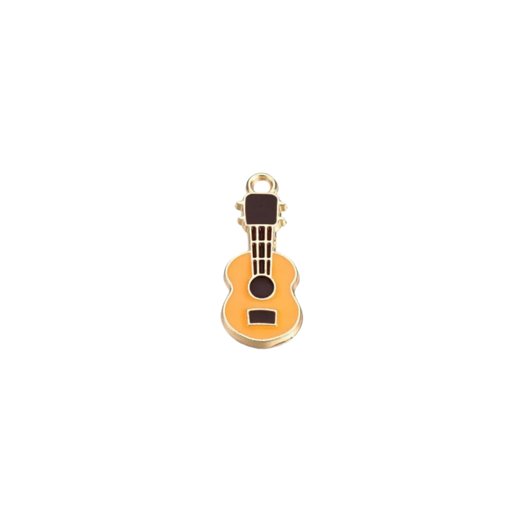 Gold Guitar Charm