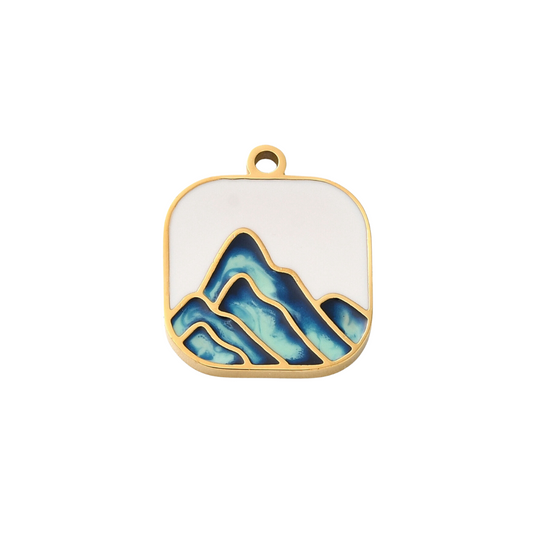 Front of the Gold Mountain Range Pendant