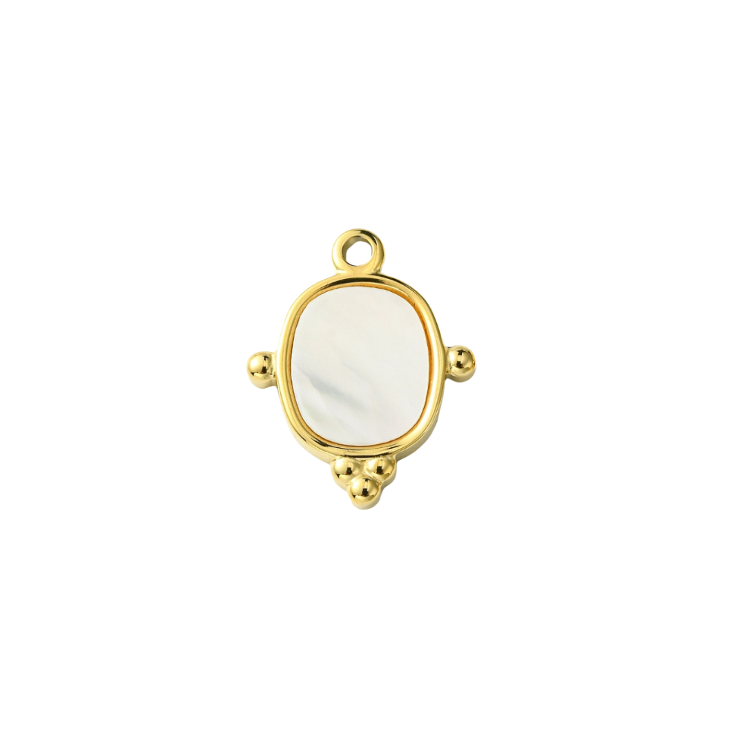 Transparent view of the Gold Abalone Charm