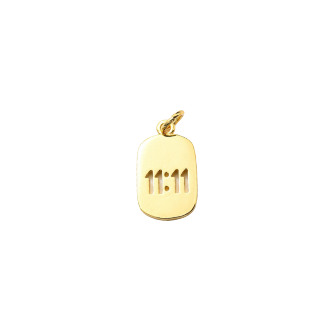 Gold 11:11 Wish Charm