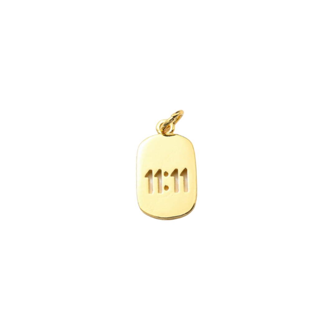 Gold 11:11 Wish Charm