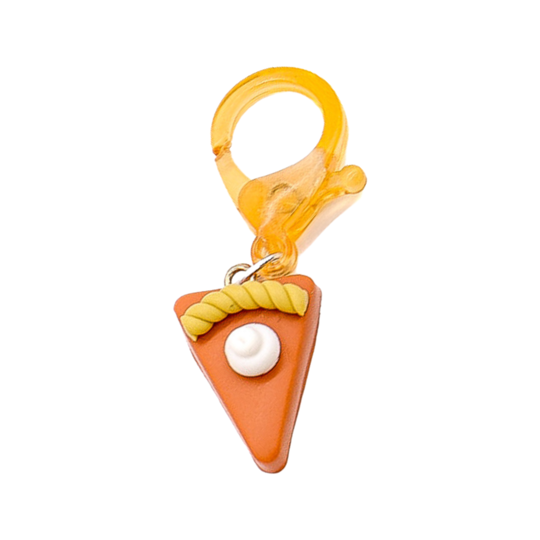 Pumpkin Pie Slice Lanyard Charm