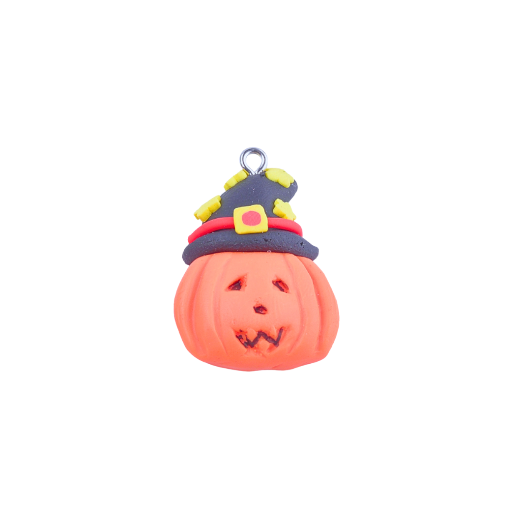 Witch's Hat Jack-O'-Lantern Lanyard Charm