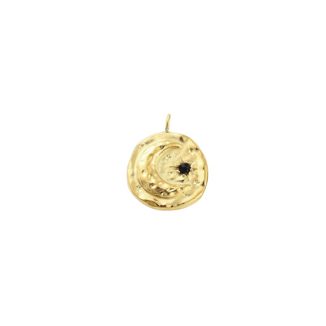 Transparent view of the Gold Lunar Eclipse Charm