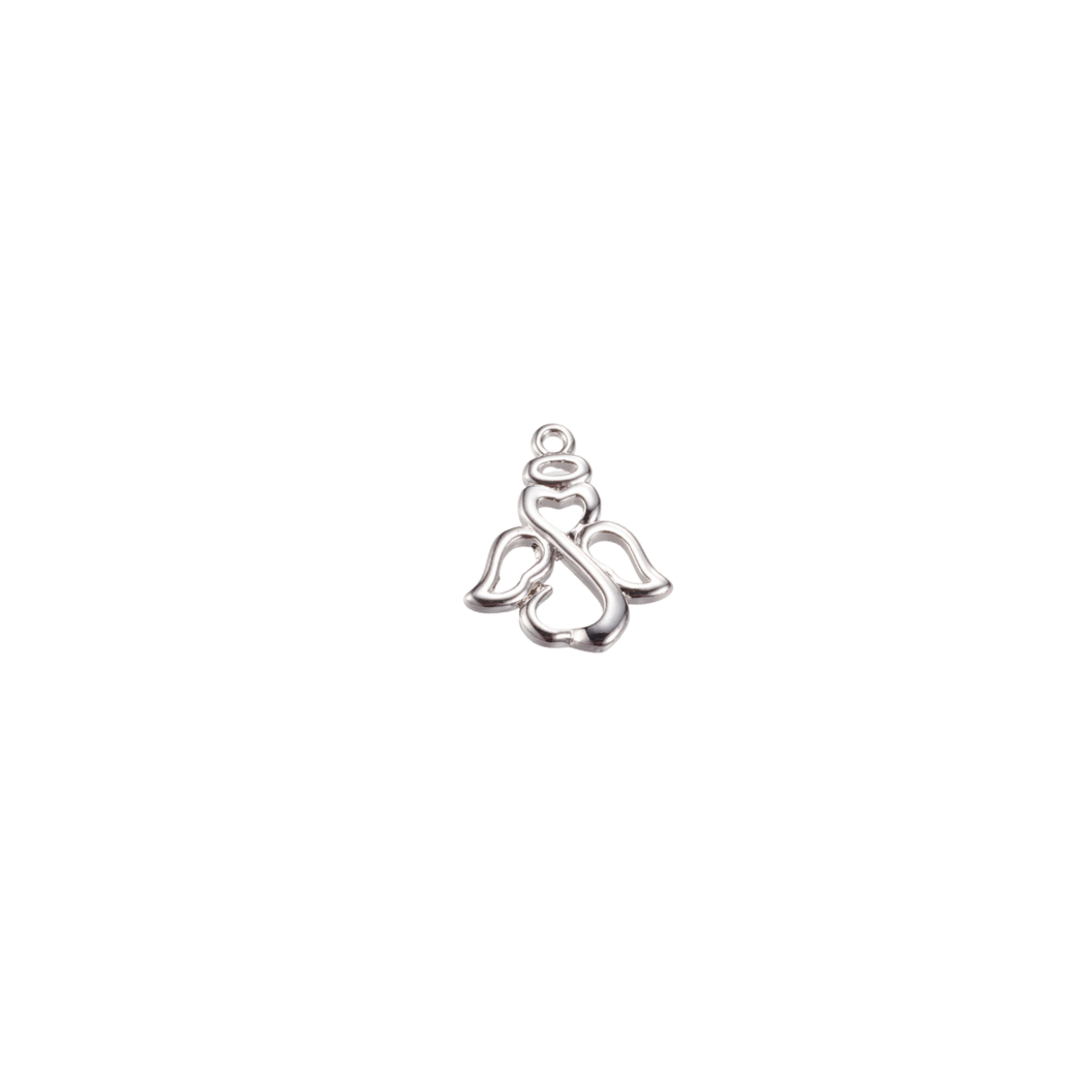 Transparent view of the Silver Angel Charm