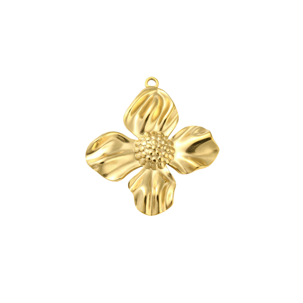 Gold Dogwood Charm