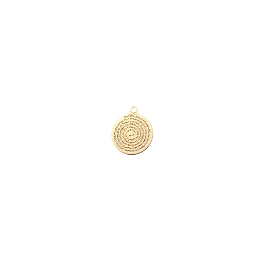 Gold Lord's Prayer Charm