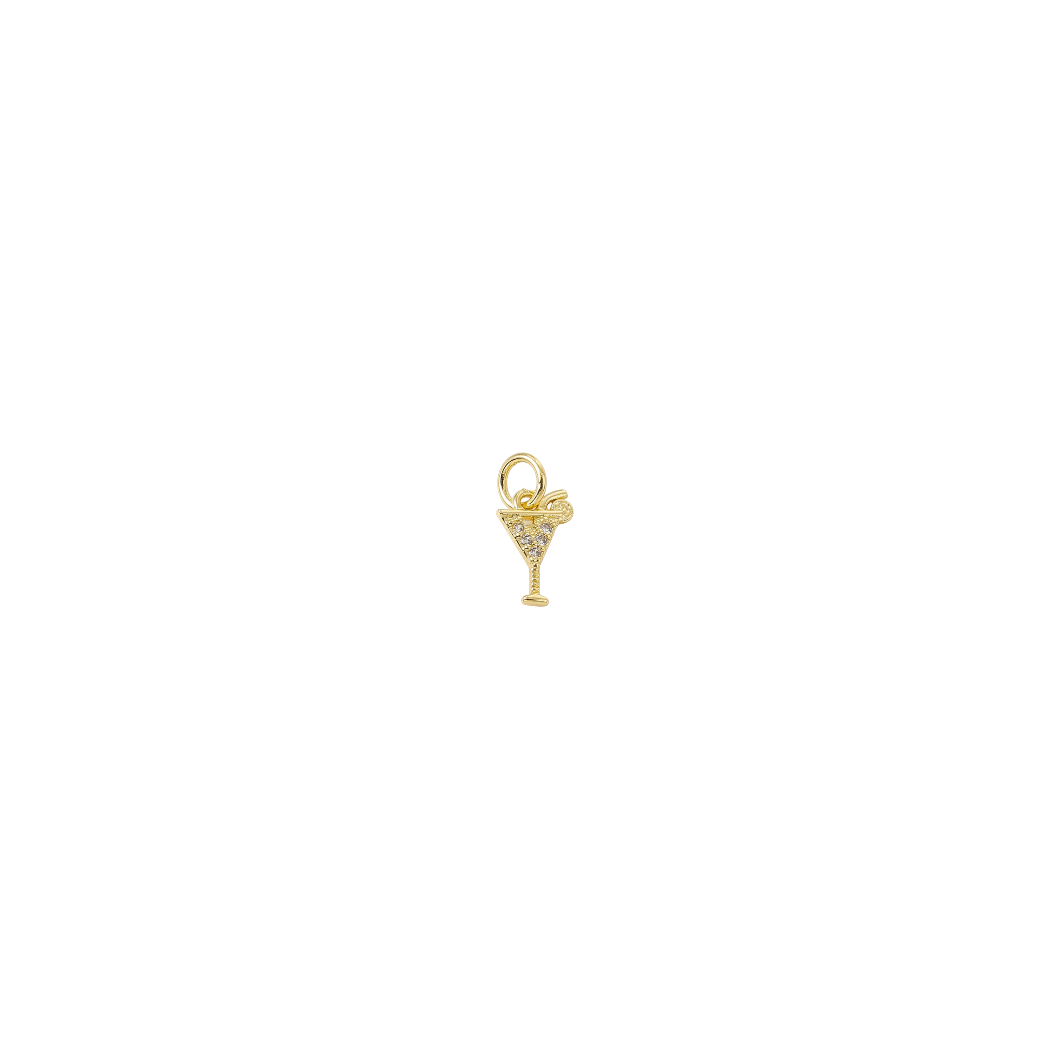 Gold Cocktail Hour Charm