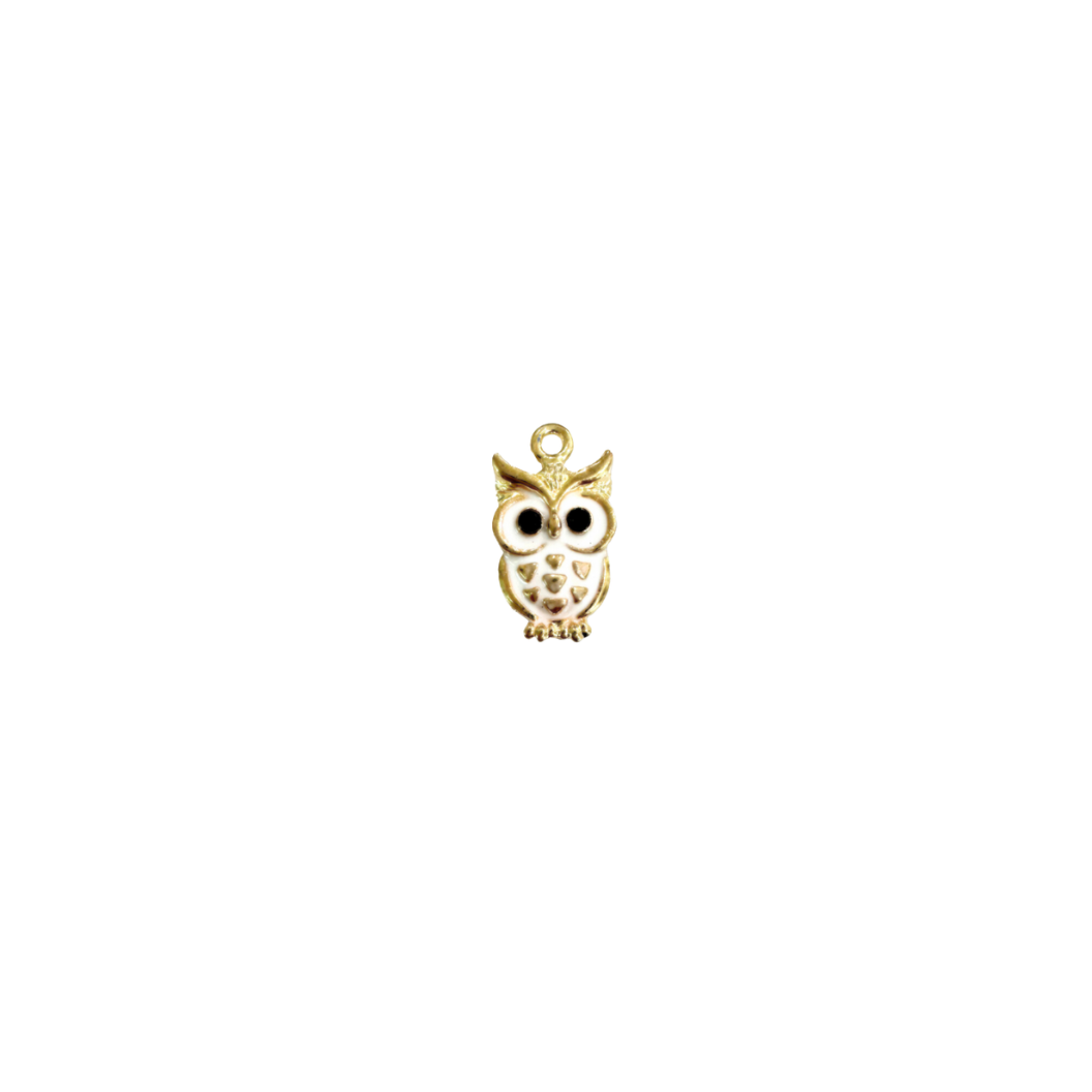 Gold Wise 'Ole Owl Charm