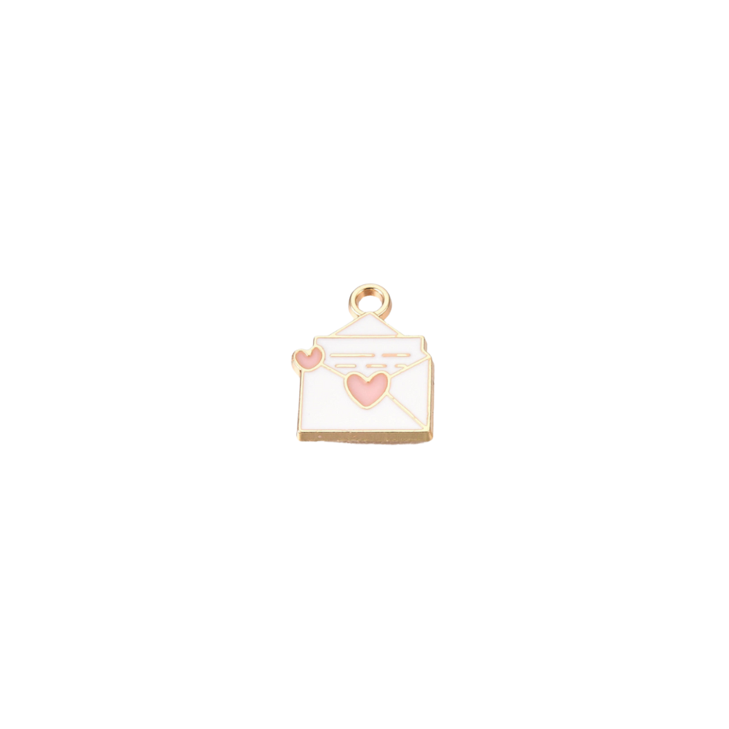 Gold Love Note Charm
