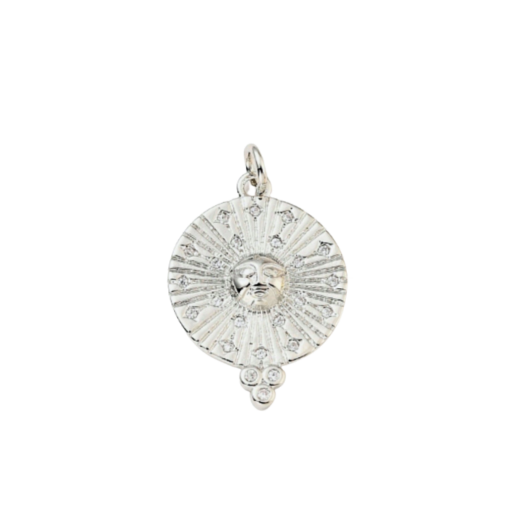 Silver Mr. Sunshine Charm