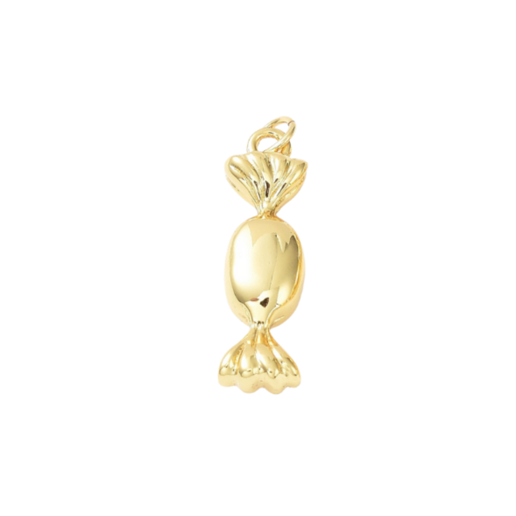 Gold Wrapped Candy Charm