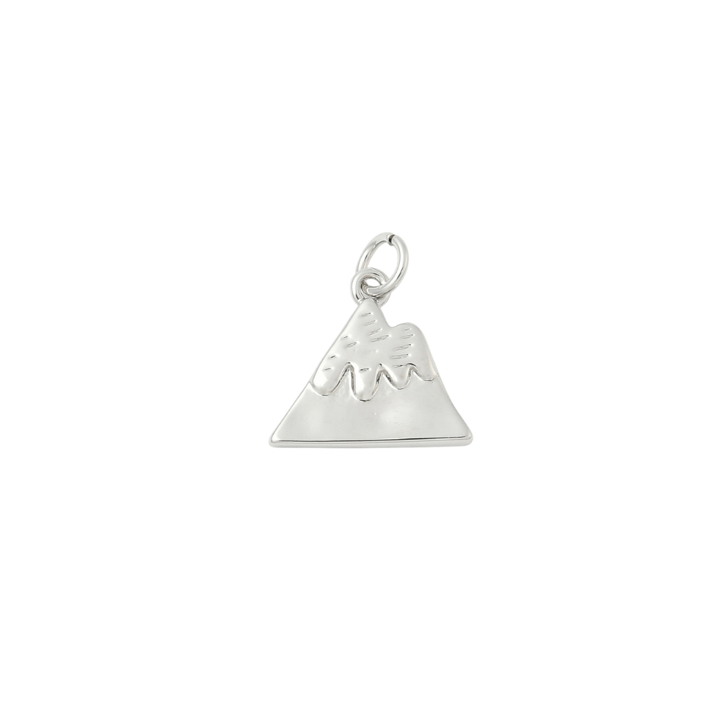 Silver Mountain Peak Charm