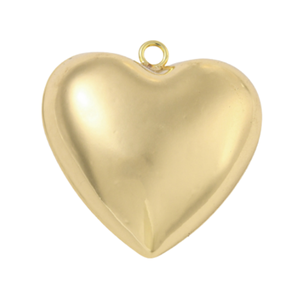 Gold Embrace Heart Charm
