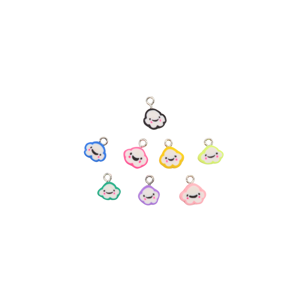 Happy Clouds Mini Lanyard Charm | Assorted