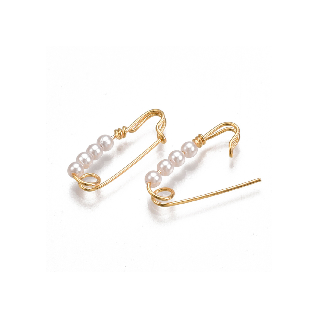 Mini Pearl Brooch | Pack of 2