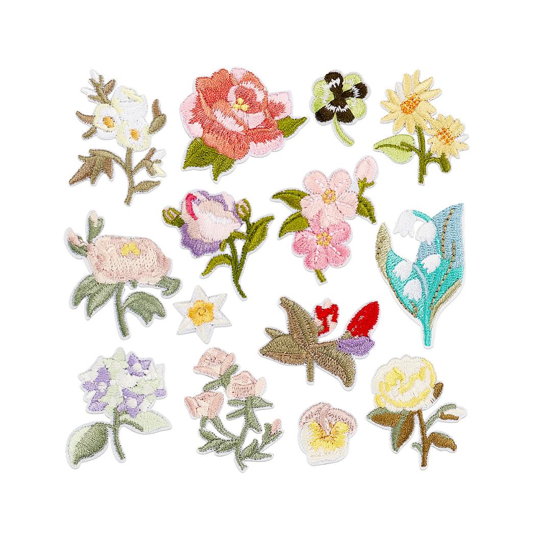 Vintage Flower Patches | Assorted