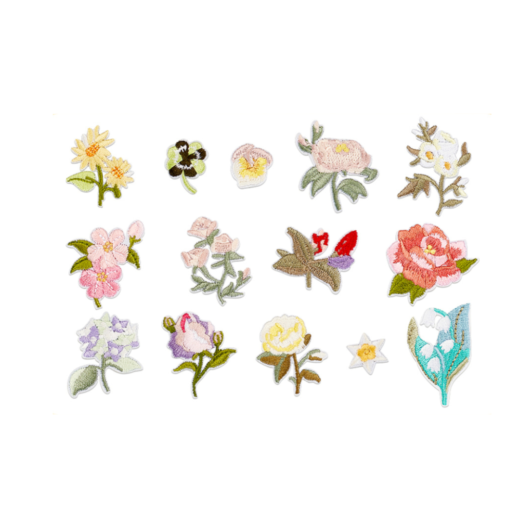 Vintage Flower Patches | Assorted