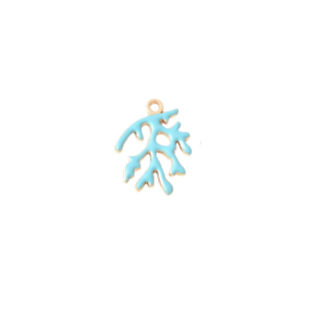 Gold Coral Vibes Charm | Assorted