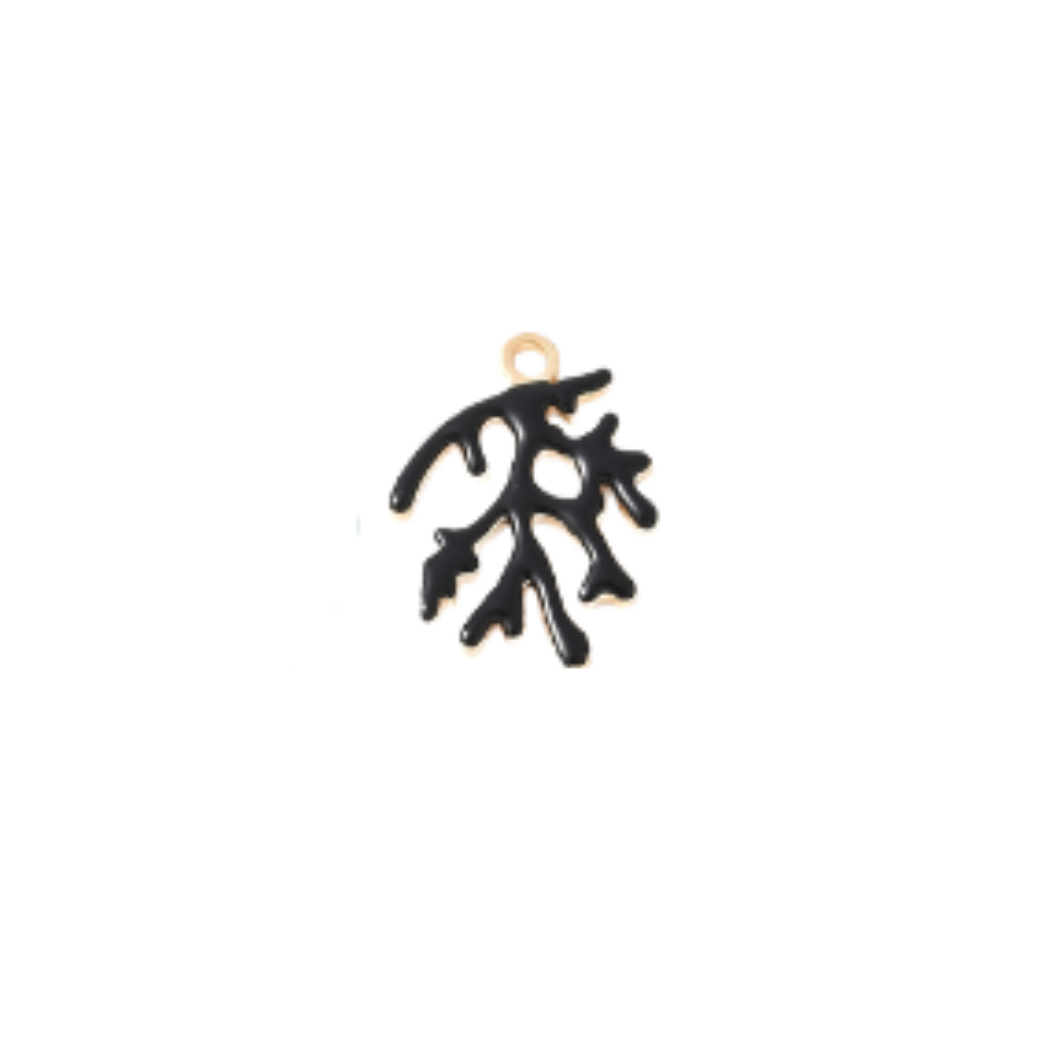 Gold Coral Vibes Charm | Assorted