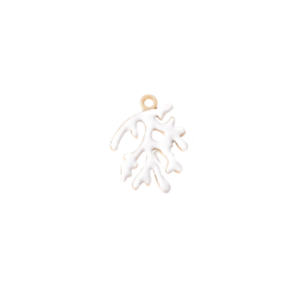 Gold Coral Vibes Charm | Assorted