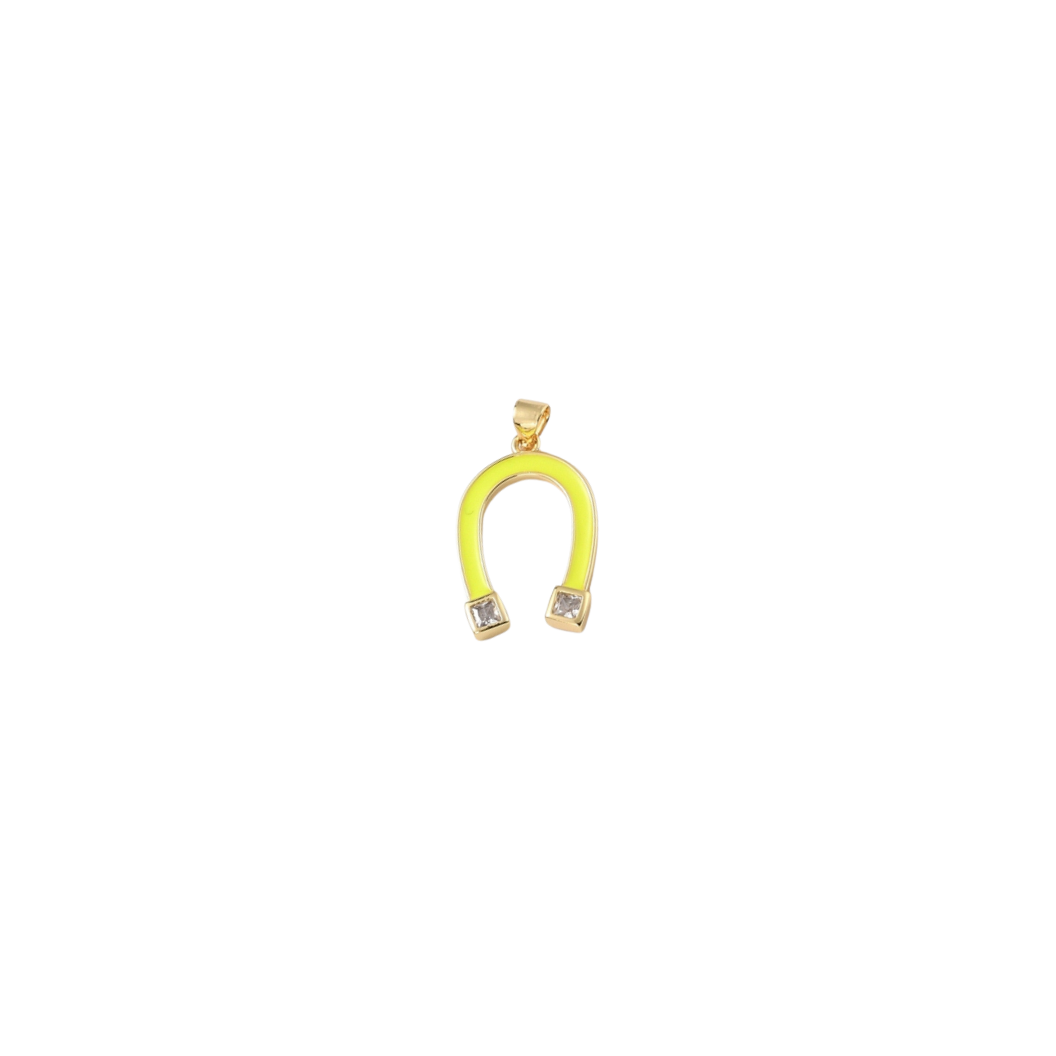 Gold Lucky Colored Horseshoes | Assorted