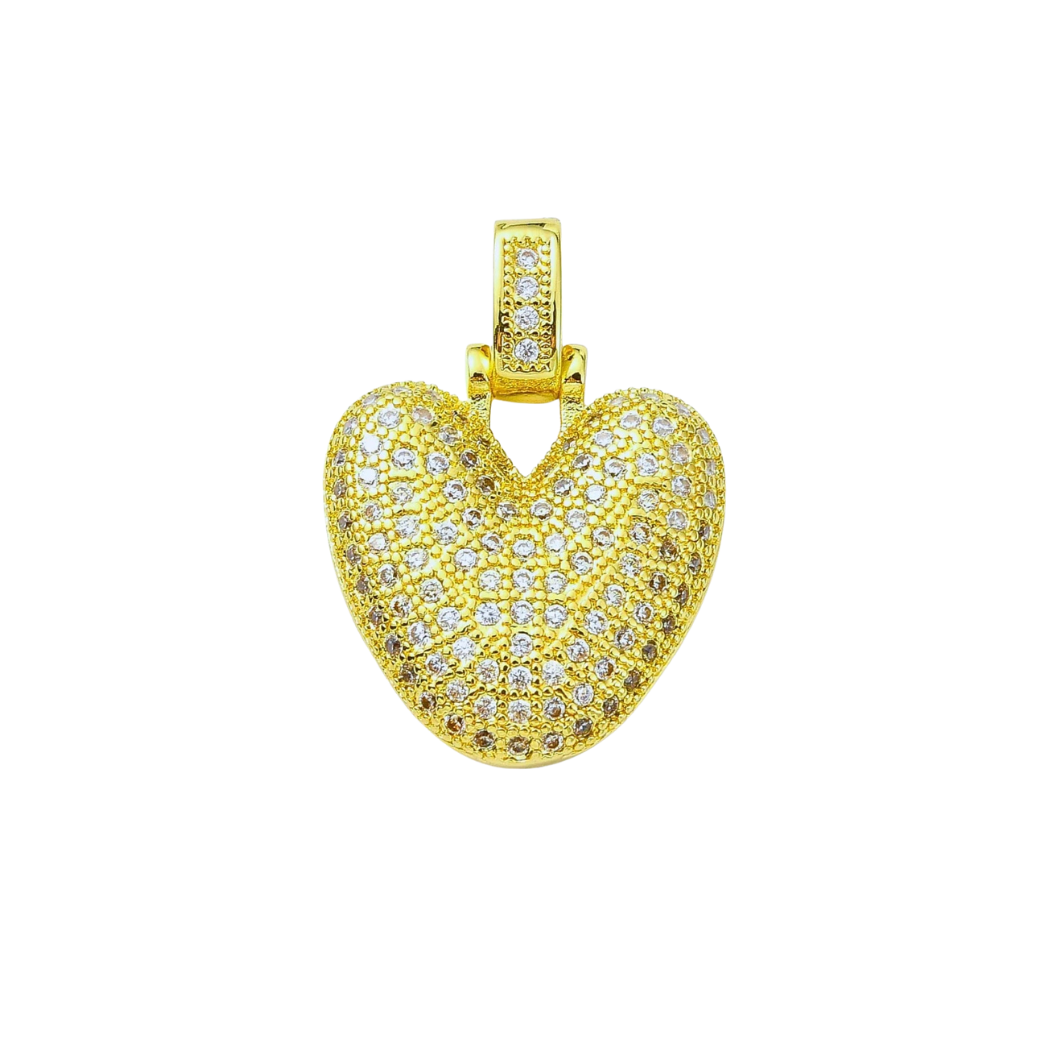 Gold Rhinestone Bubble Initial Letter | Alphabet Charms