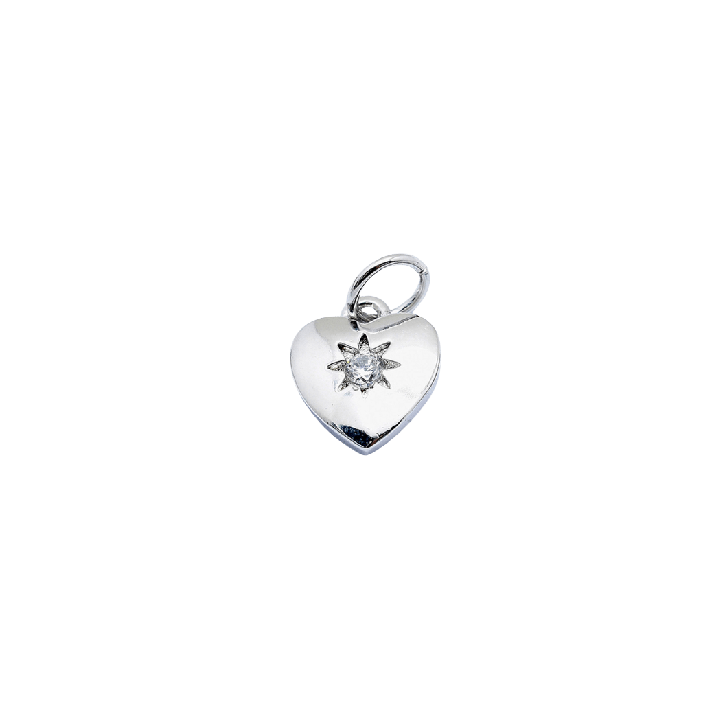Transparent view of the Silver Radiate Love Charm