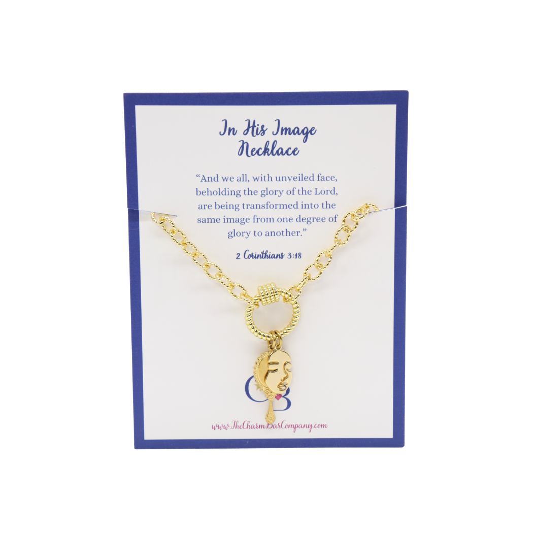 Front view of the In His Image Necklace