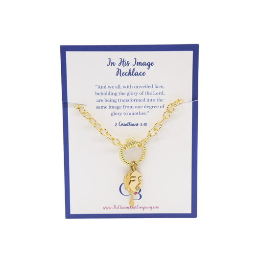 Front view of the In His Image Necklace