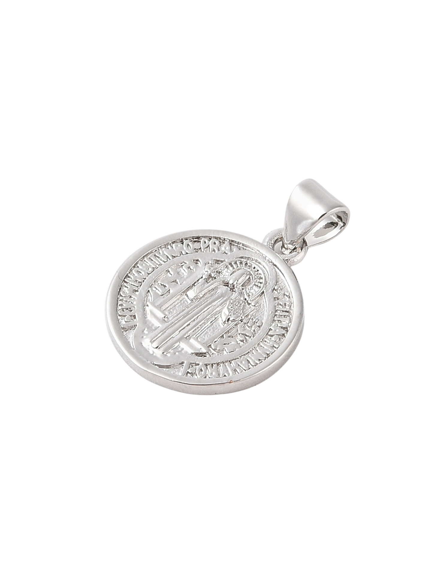 Side of the Silver Christian 'God the Father' Disc Charm