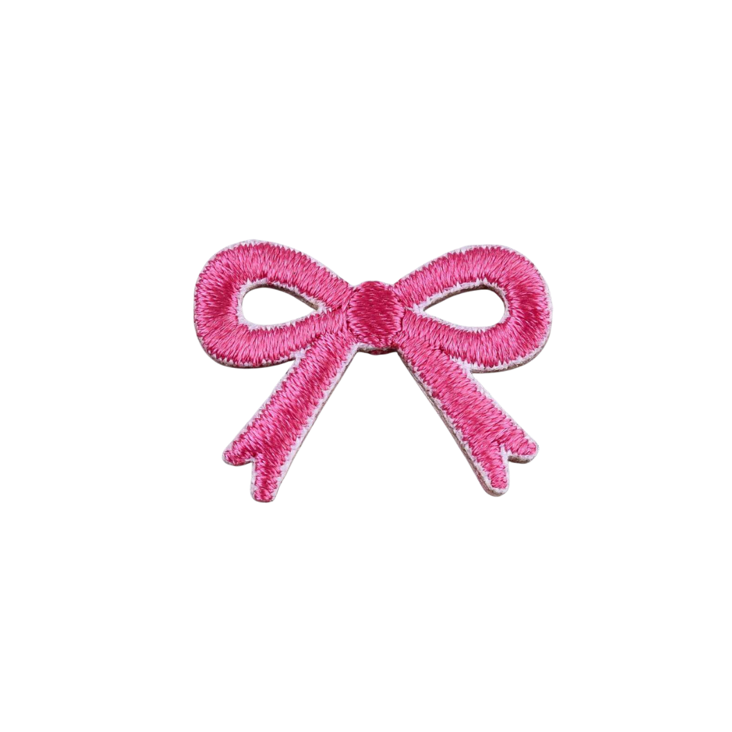 Self-Adhesive Bowknot Patch, Hot Pink