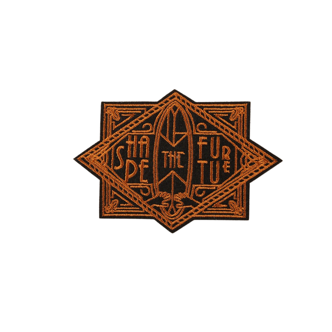 Front view of the Shape the Future Patch
